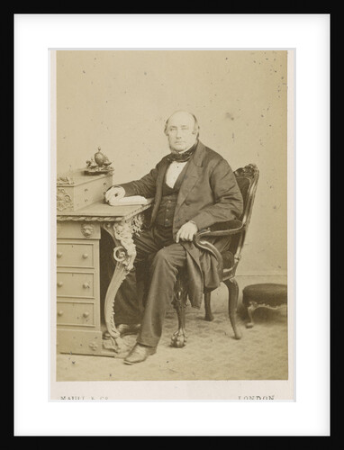 Portrait of James Scott Bowerbank (1797-1877) by Maull & Co