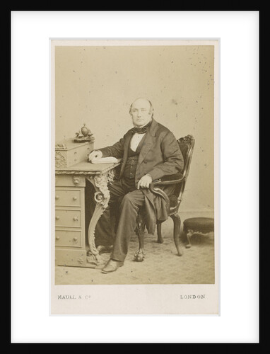 Portrait of James Scott Bowerbank (1797-1877) by Maull & Co