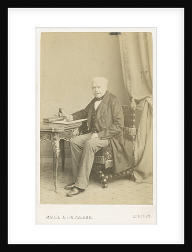 Portrait of William Thomas Brande (1788-1866) by Maull & Polyblank