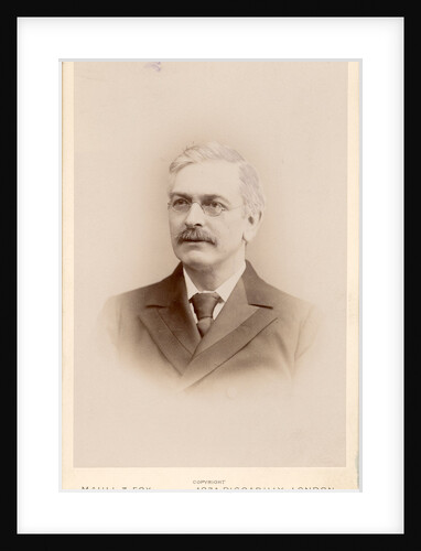 Portrait of Horace Tabberer Brown (1848-1925) by Maull & Fox