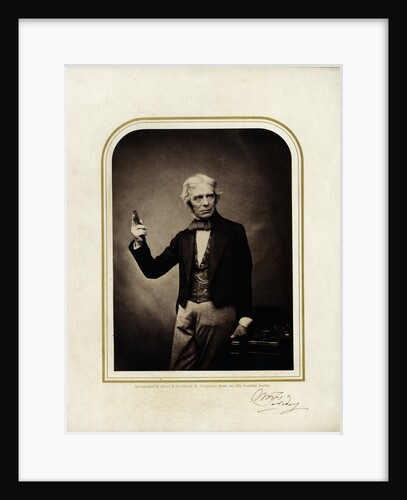 Portrait of Michael Faraday (1791-1867) by Maull & Polyblank