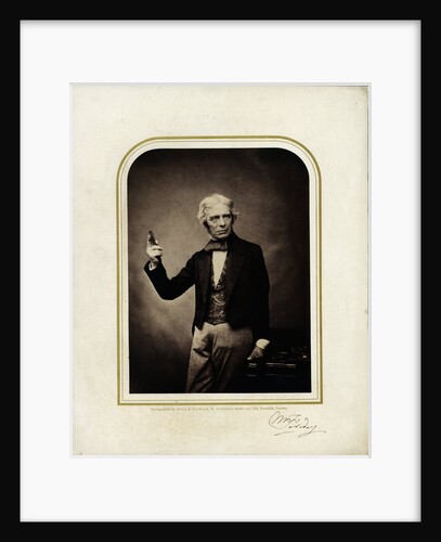 Portrait of Michael Faraday (1791-1867) by Maull & Polyblank