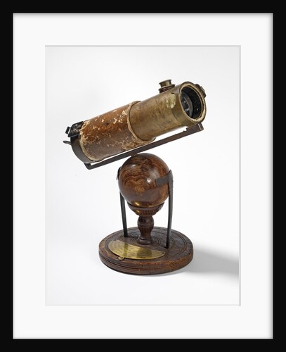 Isaac Newton's reflecting telescope by Anonymous