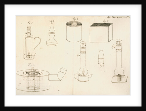 Miners' safety lamp by Humphry Davy
