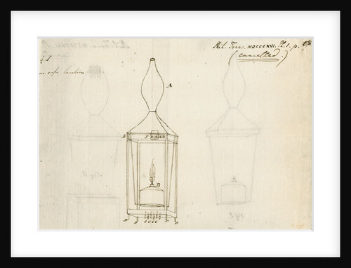 Miners' safety lamp by Humphry Davy