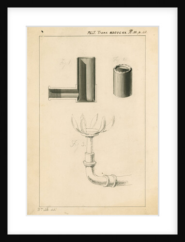 Gas light burners by William Tite