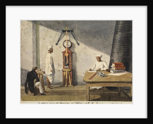 Madras Observatory interior by Anonymous