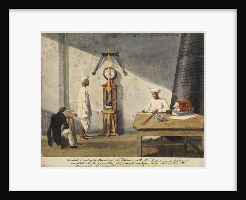 Madras Observatory interior by Anonymous