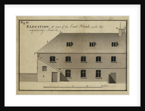 Elevation of part of the East flankÃ  [of Heckingham Workhouse, Norfolk by Anonymous