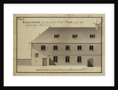 Elevation of part of the East flankÃ  [of Heckingham Workhouse, Norfolk by Anonymous
