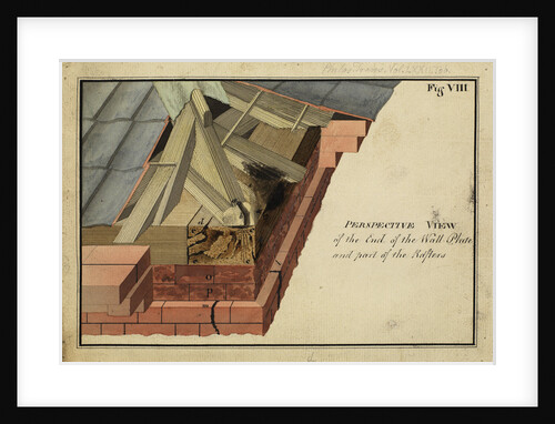 Perspective view of the End of the Wall PlateÃ  [of Heckingham Workhouse, Norfolk] by Anonymous