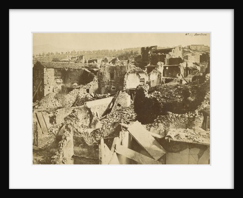 'Pertosa' [earthquake damage] by Alphonse Bernoud Grellier