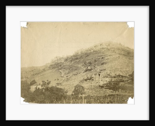 '...where Saponara had been...' [earthquake damage] by Alphonse Bernoud Grellier