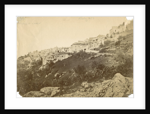 'Saponara...from the East' [earthquake damage] by Alphonse Bernoud Grellier