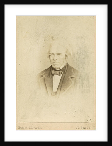Portrait of Michael Faraday (1791-1867) by Ernest Edwards