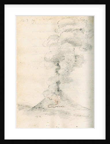 Vesuvius erupting by Antonio Piaggio