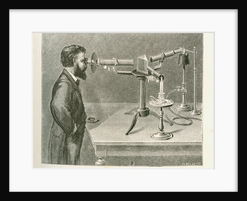 Spectroscope with reflected scale by C Laplante
