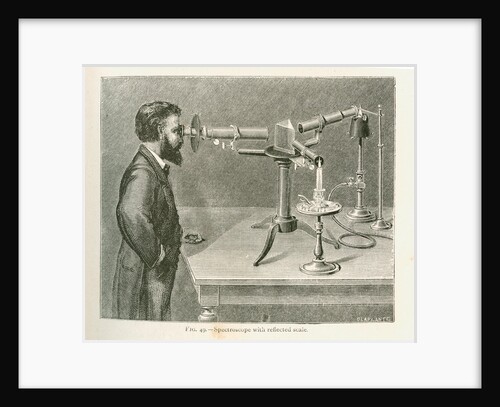 Spectroscope with reflected scale by C Laplante