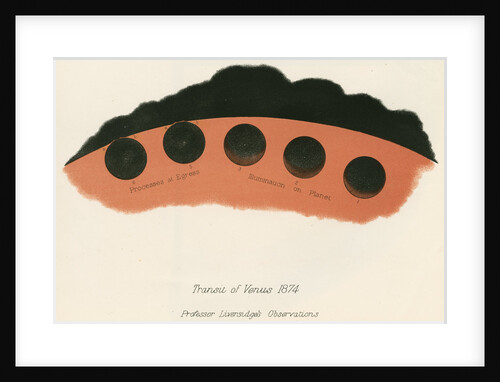 Professor Liversidge's observations of the transit of Venus by Anonymous