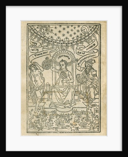 Depiction of Urania, Astronomia and Ptolemy by Anonymous