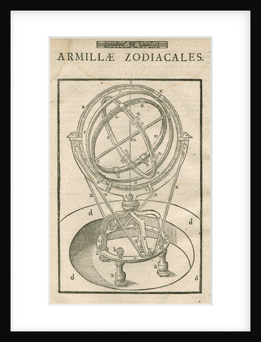 Tycho Brahe's zodiacal armillary sphere by Anonymous