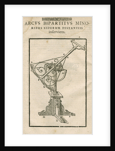 Tycho Brahe's Bipartite arc by Anonymous