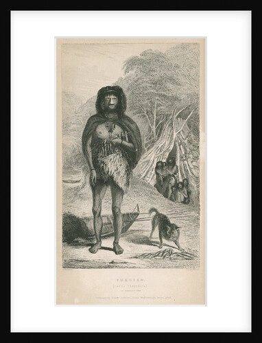 'Fuegian (Yapoo Tekeenica) at Portrait Cove' by Thomas Landseer