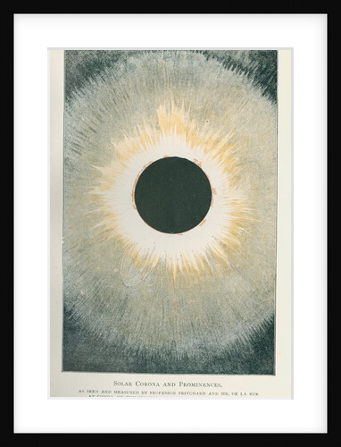 Solar corona and prominences by Anonymous