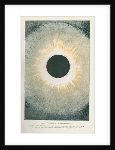 Solar corona and prominences by Anonymous