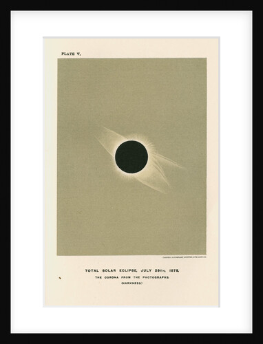 'Total solar eclipse, July 29th 1878' by Cassell & Co