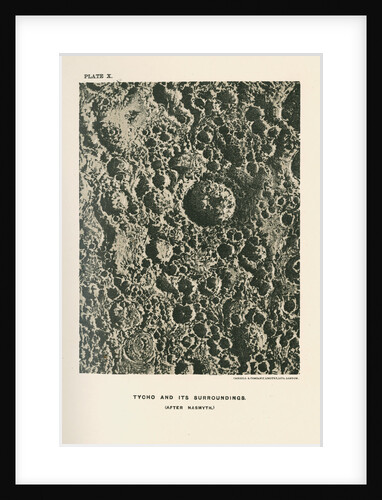 Tycho and its surroundings after Nasmyth by Cassell & Co
