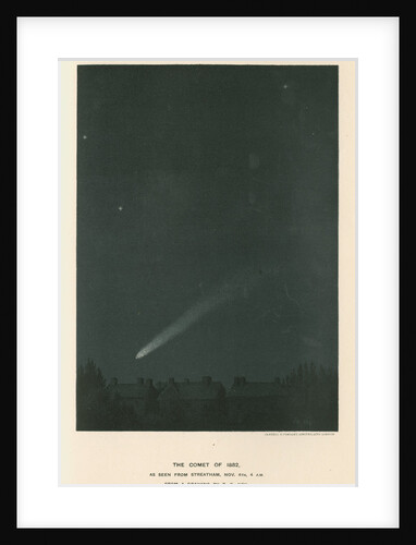 'The comet of 1882 as seen from Streatham' by Cassell & Co