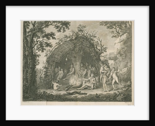 Inhabitants of Tierra del Fuego by Francesco Bartolozzi