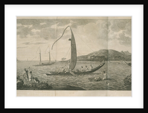Fishing scene, Tahiti by Edward Rooker