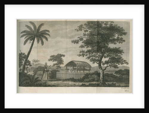 A tupapow (tupapau), or burial shed by William Woollett