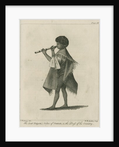 'The Lad Taiyota, Native of Otaheite, in the Dress of his Country' by Richard Bernard Godfrey