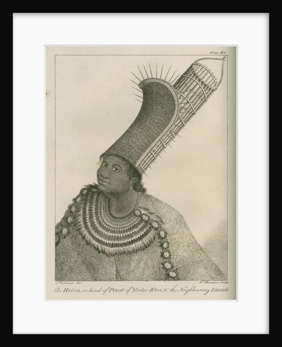 'An Heiva, or kind of Priest of Yoolee-Etea, & the Neighbouring Islands' by Thomas Chambers