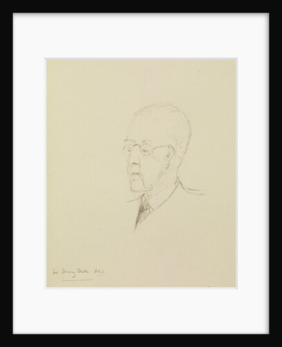 Portrait of Sir Henry Hallett Dale (1875-1968) by Alfred Charles Glyn Egerton