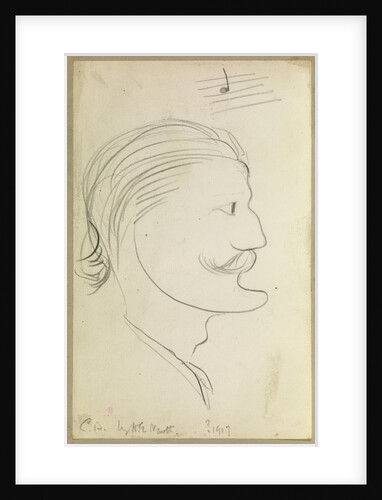 Caricature of Cecil Clifford Dobell (1886-1949) by H G Newth