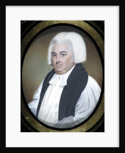 Miniature of Samuel Horsley (1733-1806) by Walter Stephens Lethbridge