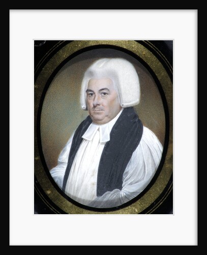 Miniature of Samuel Horsley (1733-1806) by Walter Stephens Lethbridge
