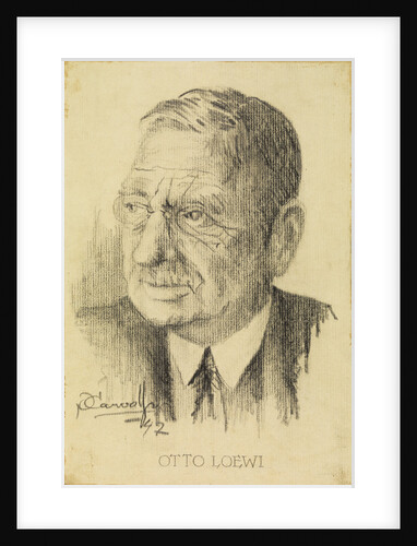 Portrait of Otto Loewi (1873-1961) by P Carvalho