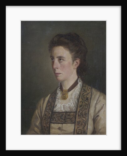 Portrait of Louisa Charlotte Tyndall (1845-1940) by Victor Zippenfeld