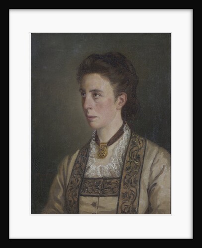 Portrait of Louisa Charlotte Tyndall (1845-1940) by Victor Zippenfeld