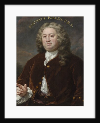 Portrait of Martin Folkes (1690-1754) by William Hogarth