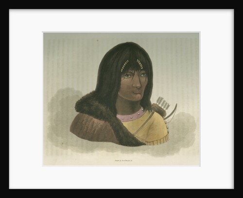 'Portrait of a Stone Indian' by Edward Francis Finden