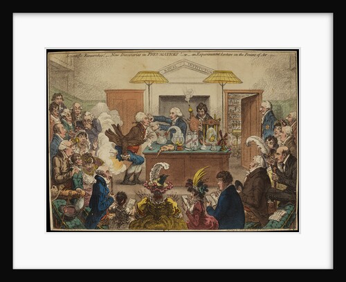'Scientific Researches!' [Royal Institution lecture] by James Gillray