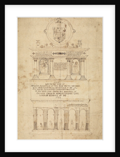Tomb of William Scourfield of New Mote, Pembrokeshire by Anonymous