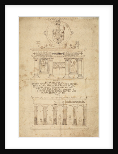 Tomb of William Scourfield of New Mote, Pembrokeshire by Anonymous