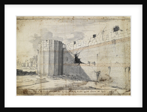 The Roman wall at York by Martin Lister